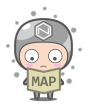 Blue and Green and White Fairies sticker #12269298