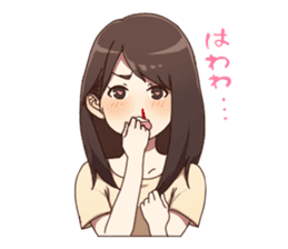 Cute pajamas girl Sticker sticker #12269680