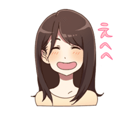 Cute pajamas girl Sticker sticker #12269685