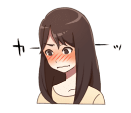 Cute pajamas girl Sticker sticker #12269697