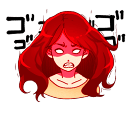 Cute pajamas girl Sticker sticker #12269703