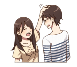 Cute pajamas girl Sticker sticker #12269716