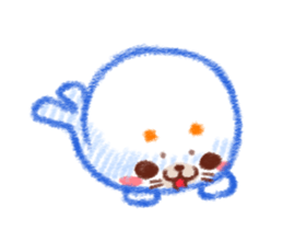 Orange Orange Seals-a cool summer sticker #12270033