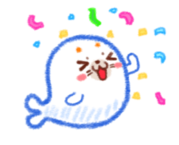 Orange Orange Seals-a cool summer sticker #12270037