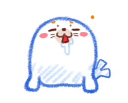 Orange Orange Seals-a cool summer sticker #12270038