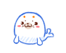 Orange Orange Seals-a cool summer sticker #12270039