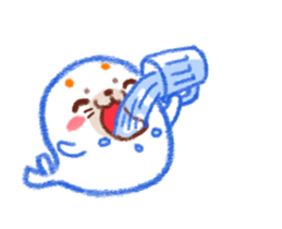 Orange Orange Seals-a cool summer sticker #12270040