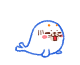 Orange Orange Seals-a cool summer sticker #12270043