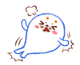 Orange Orange Seals-a cool summer sticker #12270044