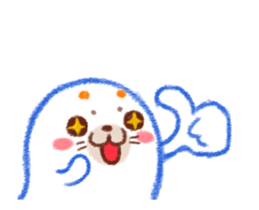 Orange Orange Seals-a cool summer sticker #12270047