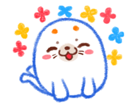 Orange Orange Seals-a cool summer sticker #12270048