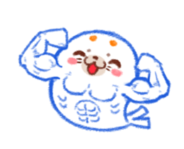 Orange Orange Seals-a cool summer sticker #12270053