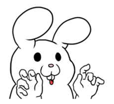 cute bunny series animation by Beth sticker #12270505