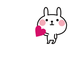 Natural rabbit life animation 2 sticker #12270520