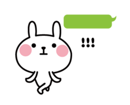 Natural rabbit life animation 2 sticker #12270538
