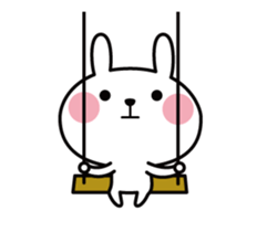 Natural rabbit life animation 2 sticker #12270539