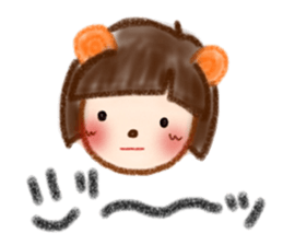 Sweet Little Racoon. sticker #12270619