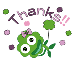 Super Lucky Clover - lala sticker #12270656