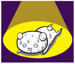 White small animals1.2 sticker #12270809