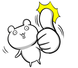 White small animals1.2 sticker #12270810