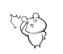 White small animals1.2 sticker #12270811