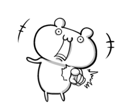 White small animals1.2 sticker #12270813