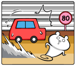 White small animals1.2 sticker #12270817