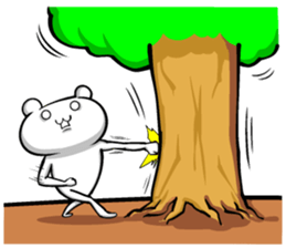 White small animals1.2 sticker #12270822