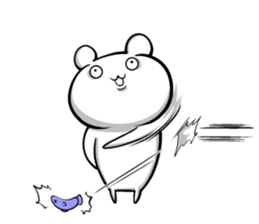 White small animals1.2 sticker #12270826