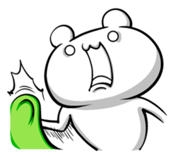 White small animals1.2 sticker #12270829