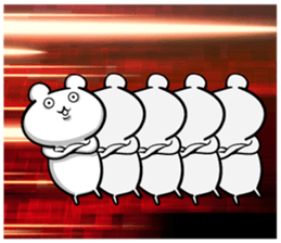 White small animals1.2 sticker #12270830