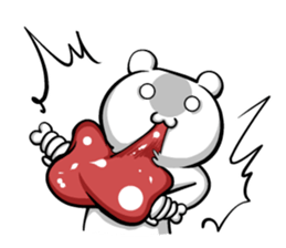 White small animals1.2 sticker #12270834