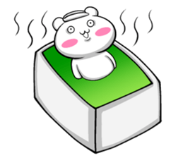 White small animals1.2 sticker #12270835