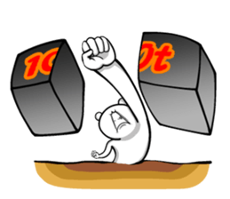 White small animals1.2 sticker #12270839