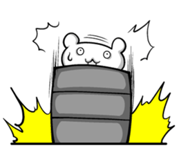 White small animals1.2 sticker #12270841