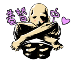 Mr.muscle of action sticker #12271203