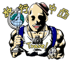 Mr.muscle of action sticker #12271231