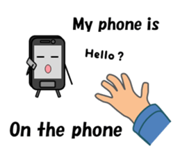 (interrupt talking)Your phone ran away sticker #12271487