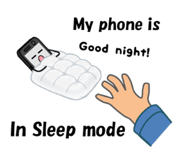 (interrupt talking)Your phone ran away sticker #12271492