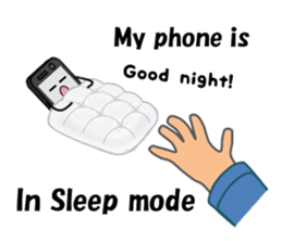 (interrupt talking)Your phone ran away sticker #12271492