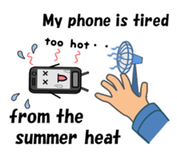 (interrupt talking)Your phone ran away sticker #12271494