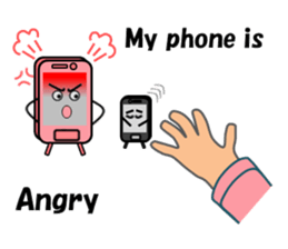 (interrupt talking)Your phone ran away sticker #12271495
