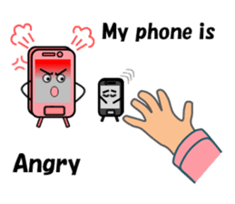 (interrupt talking)Your phone ran away sticker #12271495