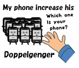 (interrupt talking)Your phone ran away sticker #12271498