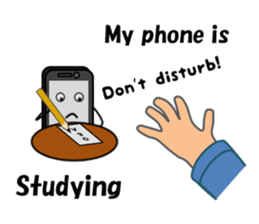 (interrupt talking)Your phone ran away sticker #12271503