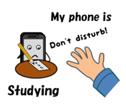 (interrupt talking)Your phone ran away sticker #12271503
