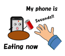 (interrupt talking)Your phone ran away sticker #12271505