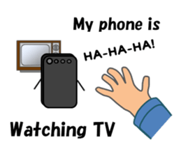 (interrupt talking)Your phone ran away sticker #12271507