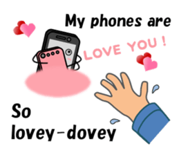 (interrupt talking)Your phone ran away sticker #12271510