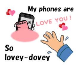 (interrupt talking)Your phone ran away sticker #12271510